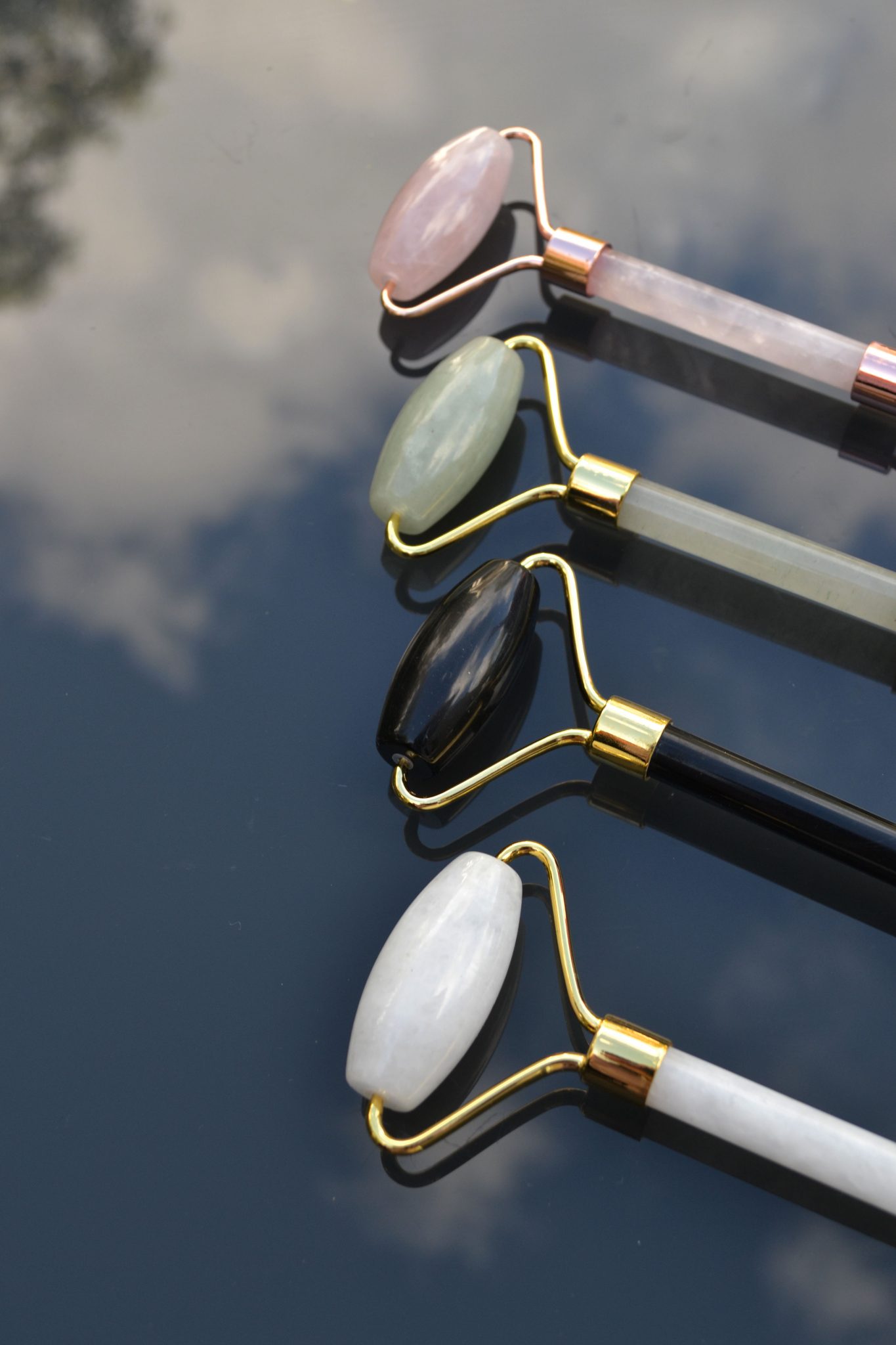 Crystal Face roller Sun and Star