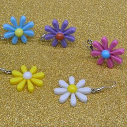 Oopsie Daisies Dangle drop earrings novelty