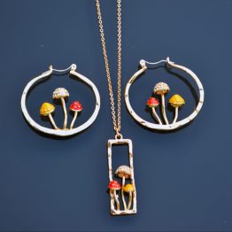 Mushroom Jewellery Trio