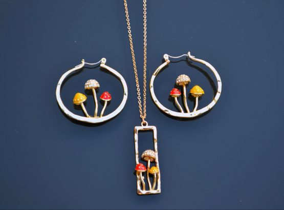 Mushroom Jewellery Trio